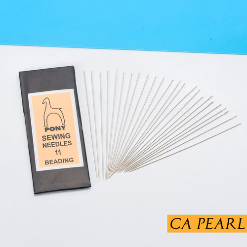 diy珍珠玉石水晶长针