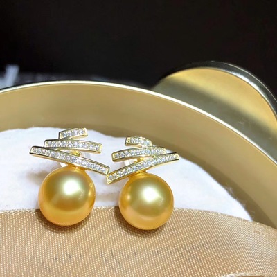 纯银珍珠耳钉韩版时尚风饰品配件