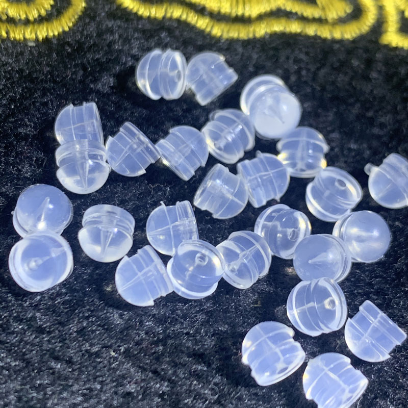diy珍珠透明橡胶防过敏配饰耳堵