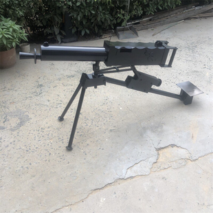 国防教育展馆展品马克沁迫击炮M2勃朗宁九二式重机枪山炮道具模型