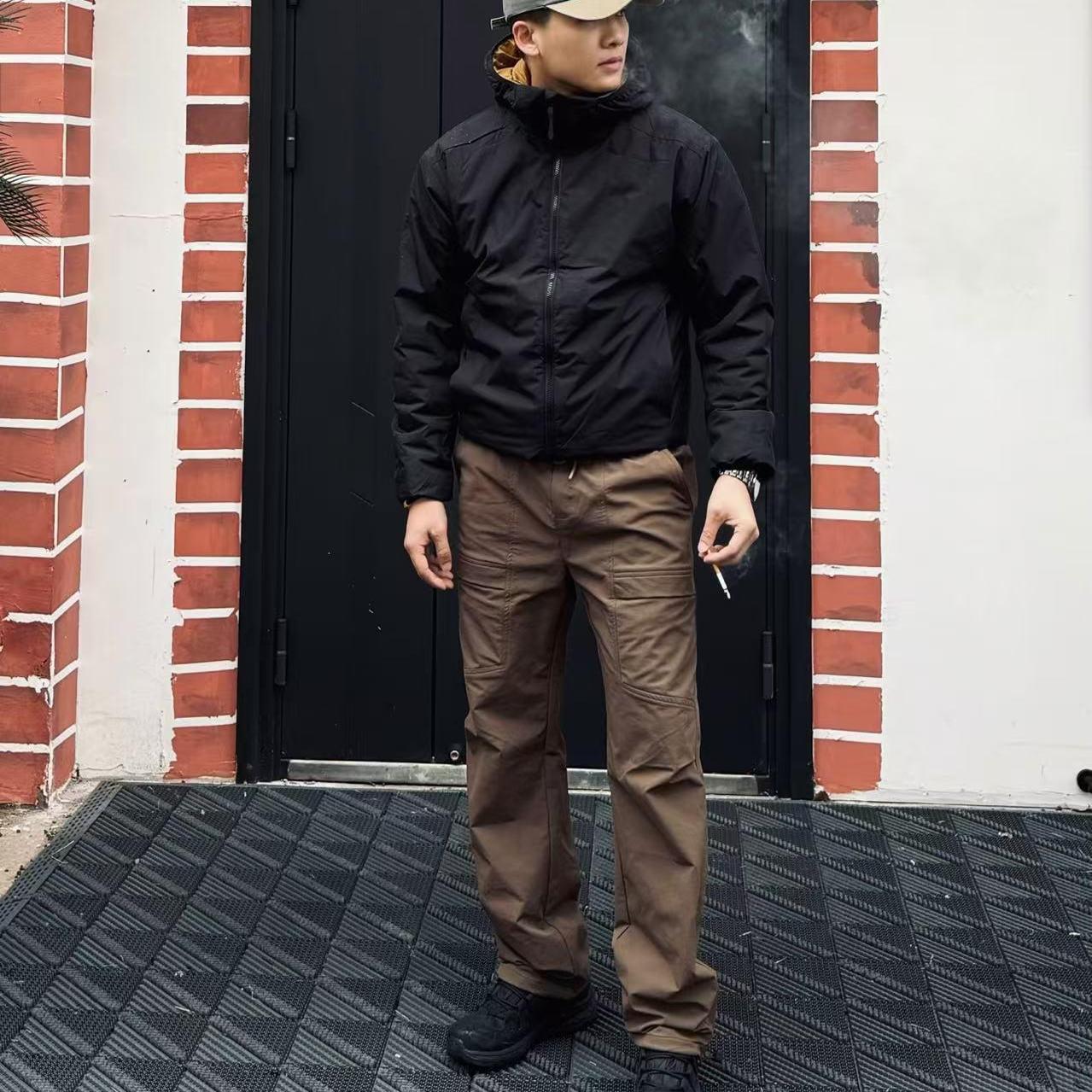 长裤cargo工装裤美式休闲微弹