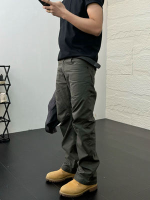 长裤工装裤cargo水洗磨毛