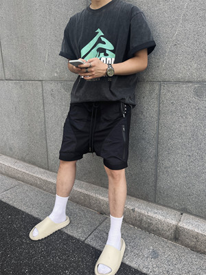 五分裤速干短裤街头潮流