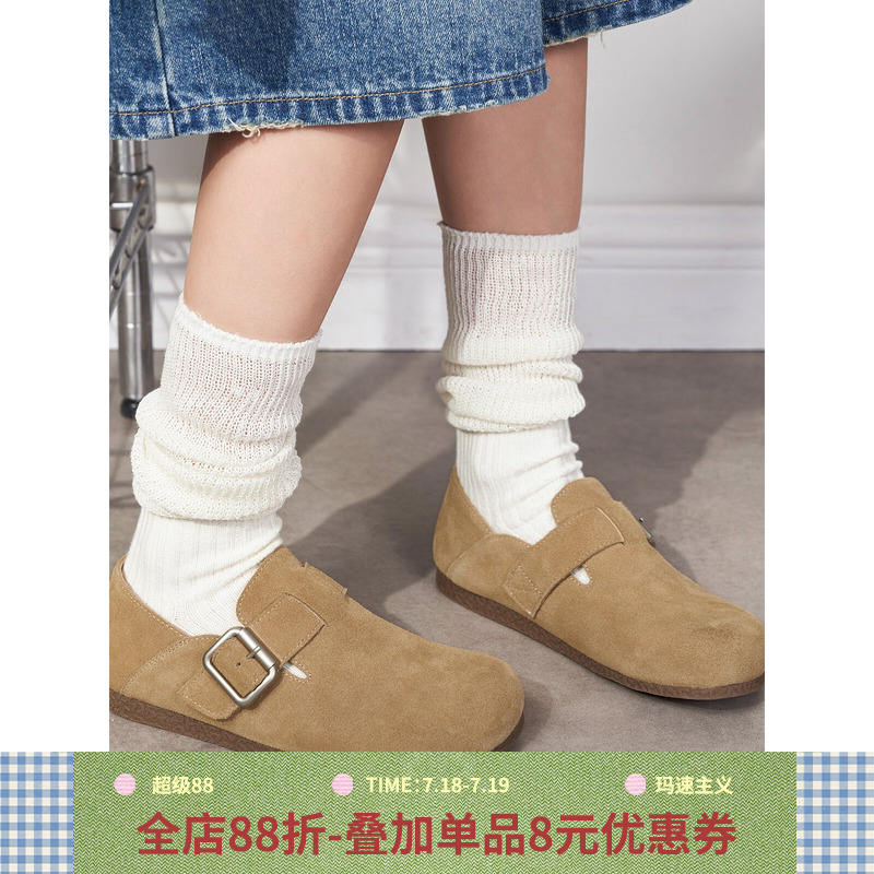 MASOOMAKE勃肯鞋平底舒适
