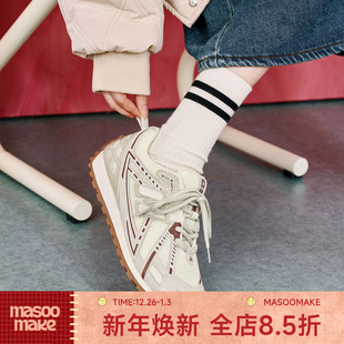 新款 百搭单鞋 时尚 网面透气运动鞋 ins潮休闲鞋 玛速主义2025年冬季