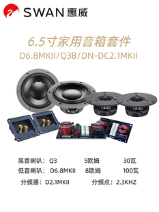 DC2.1MKII Hivi Q3B 套件家用音箱HIFI发烧DIY 惠威D6.8MKII