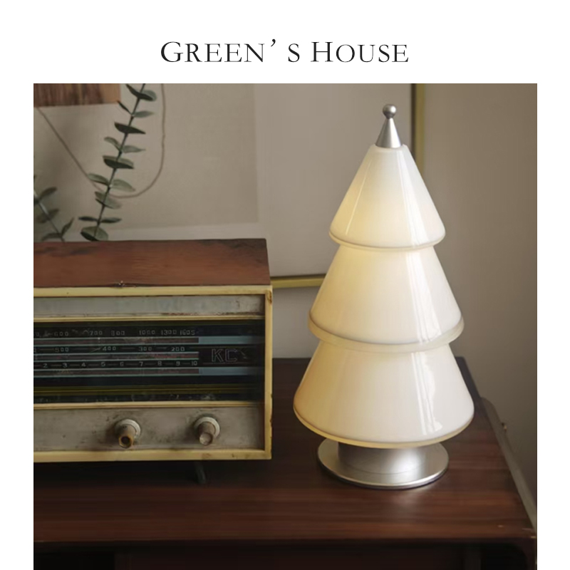 GREEN HOUSE home*灯饰【圣诞树造型】触摸台灯 充电款 装饰 氛围