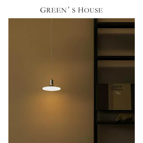 玻璃单头餐厅灯饰床头餐厅吊灯