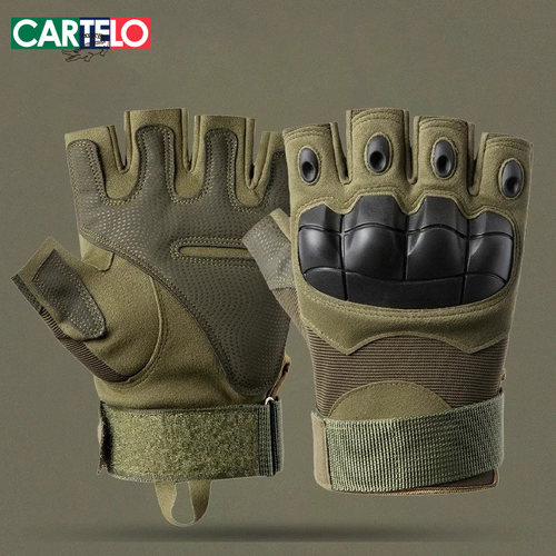 男士摩托车钓鱼健身半指战术手套