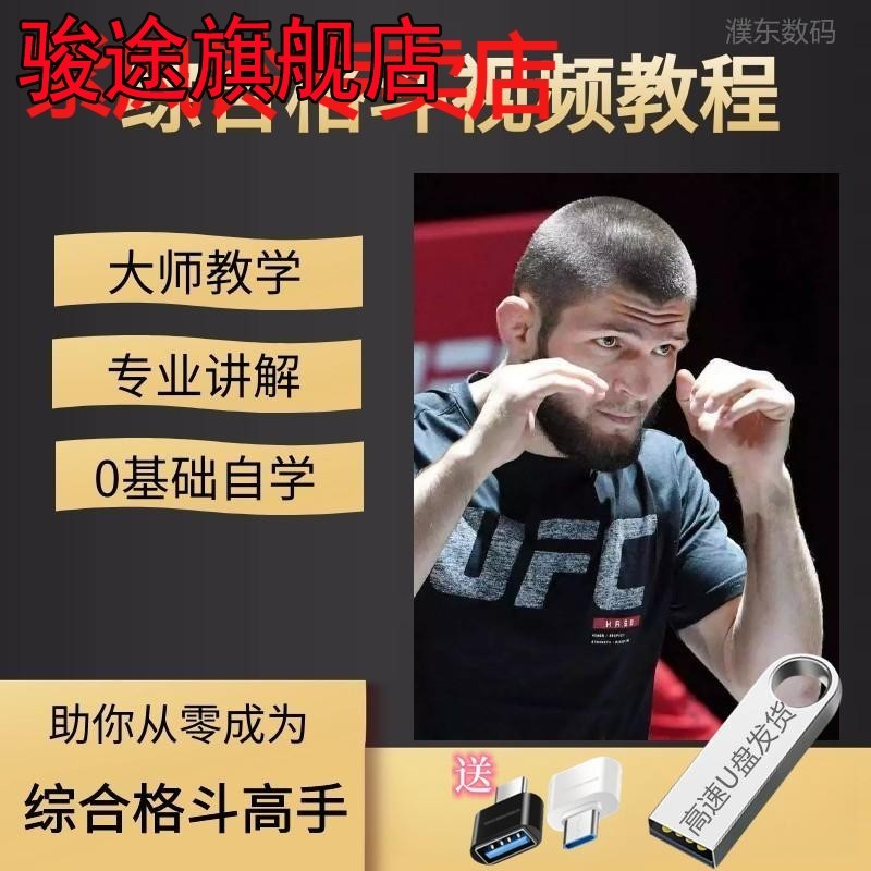 格斗视频教程U盘擒拿搏击散打综合格斗术实战技巧街头防身精品