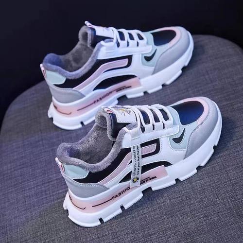 百搭休闲运动加绒保暖老爹鞋女鞋