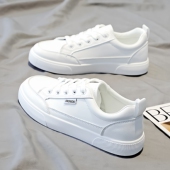 春秋女鞋 简约百搭平底小白鞋 白鞋 子运动休闲板鞋 子女2026新款 春季