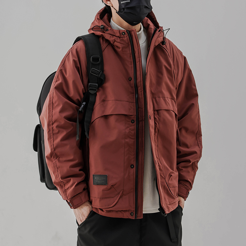 防风防水棉服冬季保暖夹克外套潮