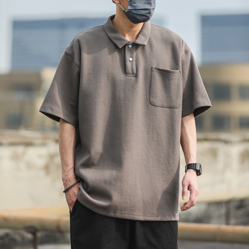 300g重磅polo短袖夏季宽松休闲