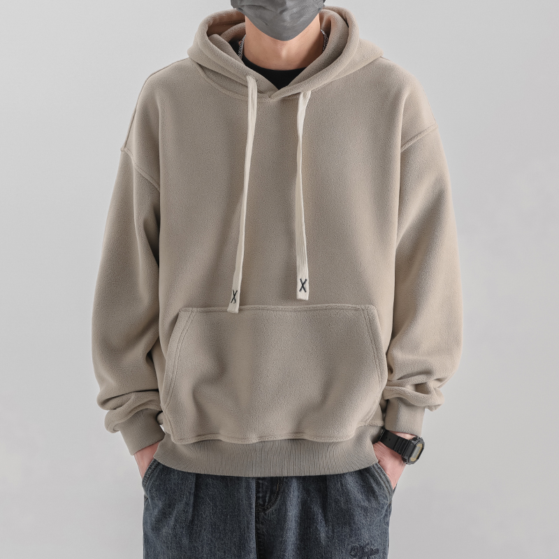 双面奥粒绒保暖情侣卫衣