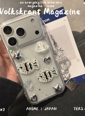 立体黑色波点星星小鱼适用oppofindx9 8 7pro手机壳A2 A3pro防摔K12 k13软壳A96 A72少女A57 A58x保护套a97韩