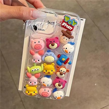 立体玩具总动员适用oppoReno12 11 10pro+手机壳reno9/8/7se滴胶壳reno6/5k/4se/3pro软壳ACE2z保护套R17少女