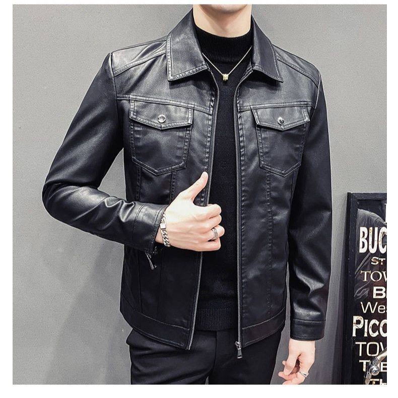 春秋水洗薄款男装PU男皮衣欧美皮衣机车新款厂家夹克外套,男装,皮衣,淘宝优惠券,粉丝福利购,淘宝优惠卷