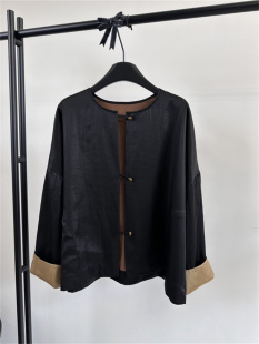 CHAO百搭100%桑蚕丝香云纱国风新中式 外套