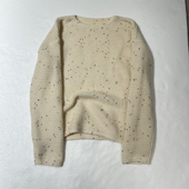 百搭时尚 BARRIFAIT 亮闪闪亮片花织彩纱羊毛针织毛衣