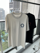 CHAO百搭重工刺绣牙刷字母十字短袖 T恤