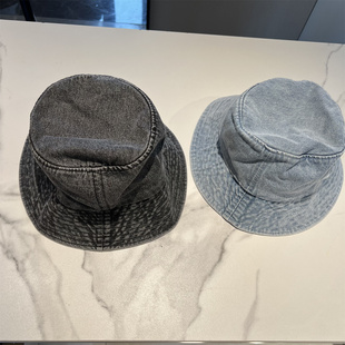 CHAO百搭水洗超软牛仔渔夫帽 头围60
