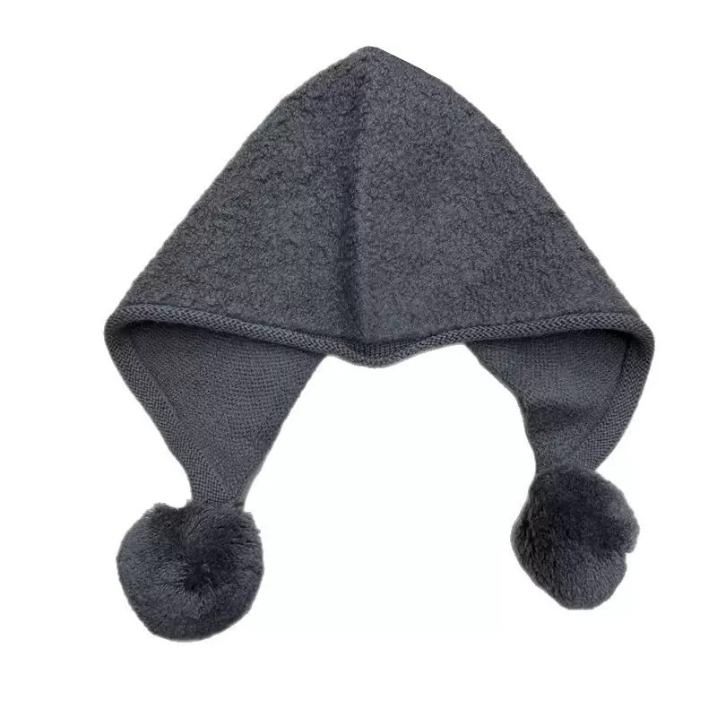 【BARRIFAIT】新款高品质韩国温暖圈圈羊毛毛球保暖针织帽子