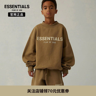 Fear 专区 特价 卫衣 God Essentials胸前LOGO印花圆领童装