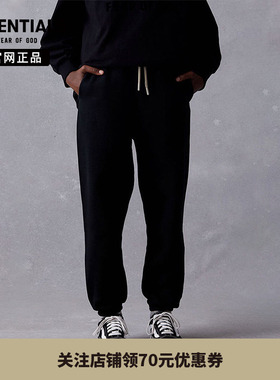 【23年新款】 Fear Of God Essentials童装同色印花束口长裤