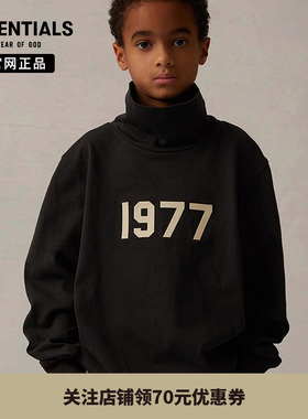 【特价专区】 Fear Of God Essentials 童装1977潮牌长袖T恤