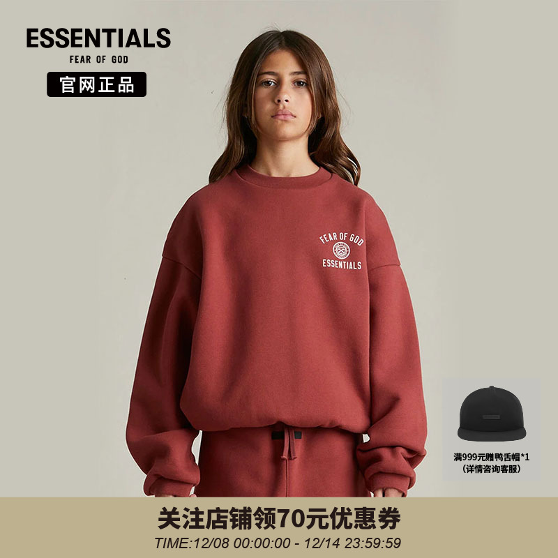 fog秋冬潮流LOGO印花圆领卫衣