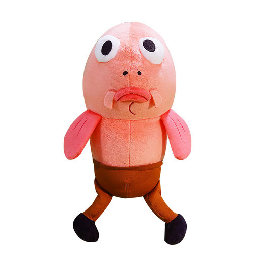 正版海绵宝宝卡通玩偶毛绒玩具公仔睡觉抱枕布娃娃生日礼物批发