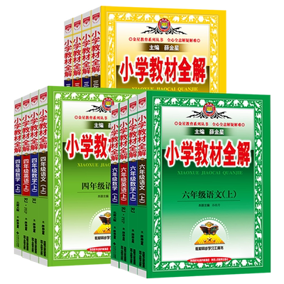 2025秋新版薛金星小学教材全解