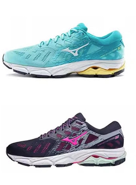 Mizuno美津浓 女子缓震耐磨透气慢跑鞋WAVE ULTIMA 12 原858