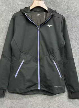 Mizuno美津浓 女子运动舒适针织连帽开衫外套J2ME1770 原798