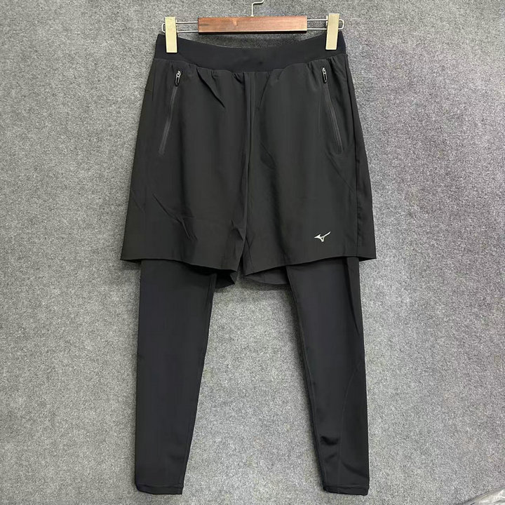 特价美津浓男运动紧身裤短裤套装