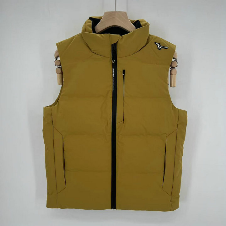 男子白鸭绒防风防水羽绒马甲