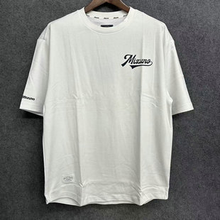 T恤D2CA26H1 原398 男子棒球运动休闲舒适圆领短袖 Mizuno美津浓