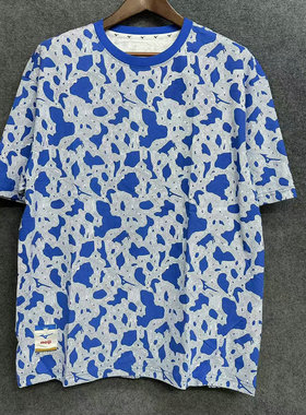 Mizuno美津浓 男子MEIJI联名针织运动休闲短袖T恤D2CA23I7 原398