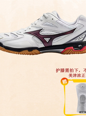 Mizuno美津浓 男女轻量缓震透气羽毛球鞋WAVE FANG PRO 原1298
