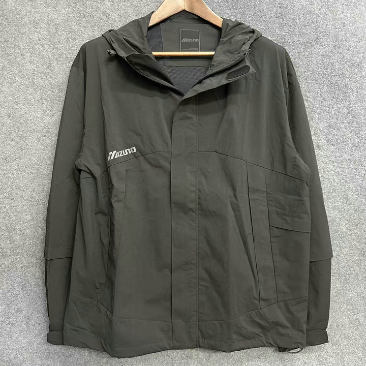 特价美津浓男子运动梭织开衫外套