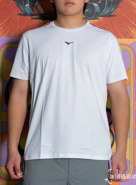 Mizuno美津浓 男子运动舒适圆领短袖T恤 K2CA14T6 原238