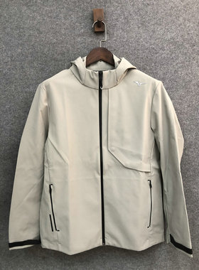 Mizuno/美津浓男子防风防水弹力羊毛梭织夹克外套K2CE24A1 原1998