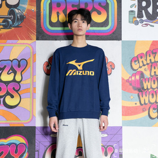 Mizuno美津浓 原498 男子休闲运动针织套头卫衣K2CC1005
