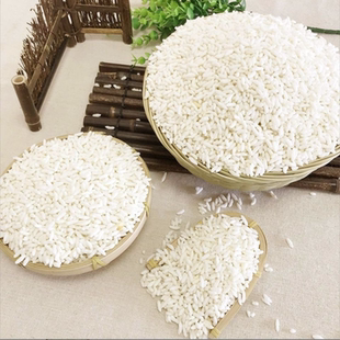 湖北松滋特产农家手工炒米子原味糯米泡膨化零食阴米子香脆炒米花