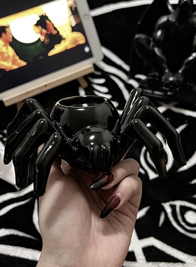 【KIllstar】现货女巫的魔宠随从小蜘蛛烛台 暗黑烛台