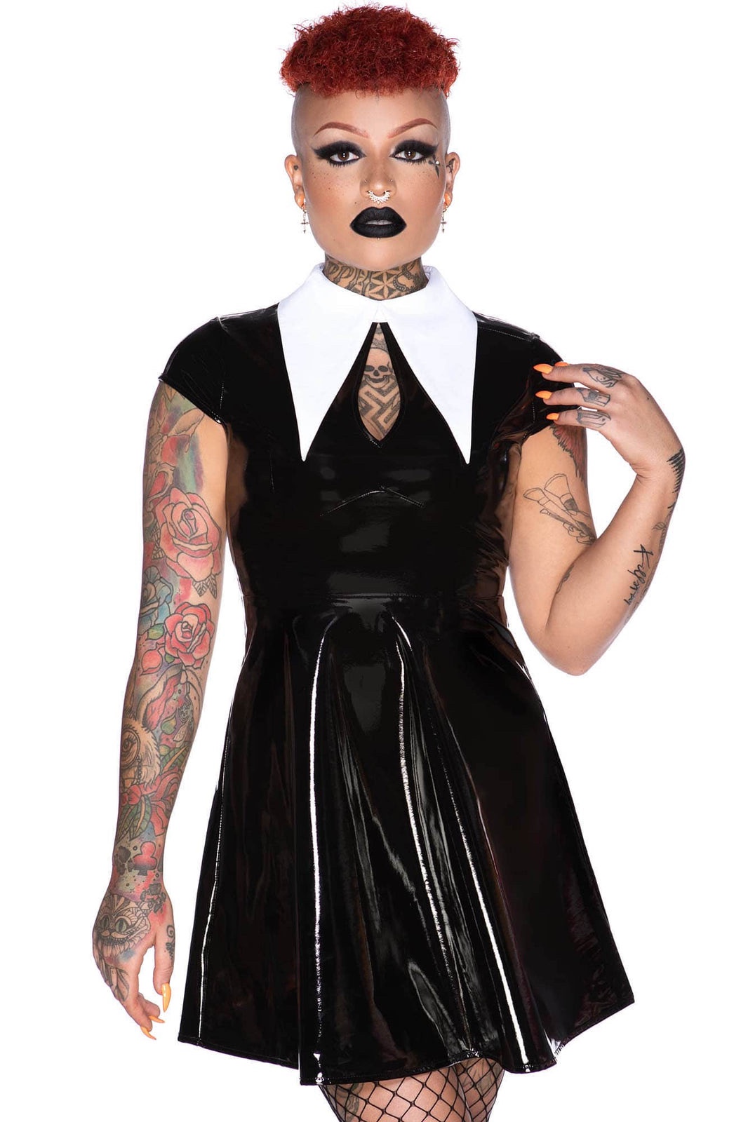 【Killstar】非现货 英国哥特暗黑哥特女巫胶衣连衣裙亚当斯一家