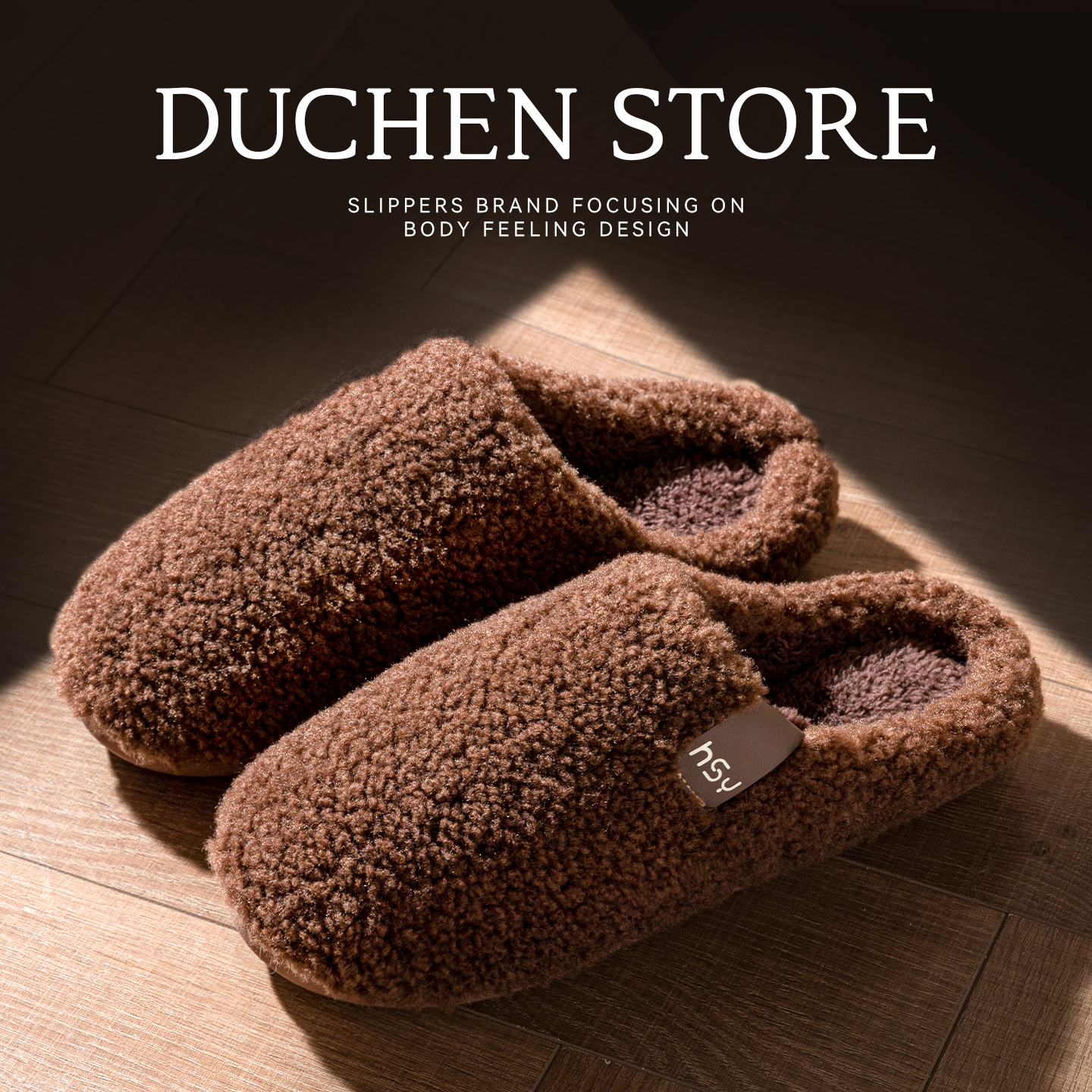 棉拖鞋男士毛绒厚底防滑静音保暖