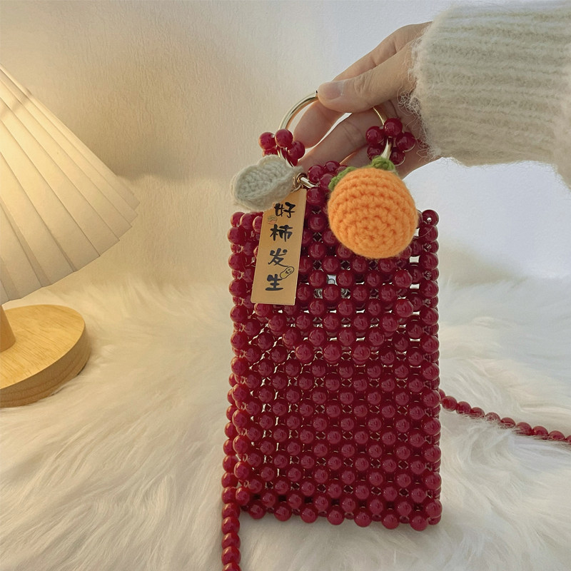 MM家DIY串珠包手工编织