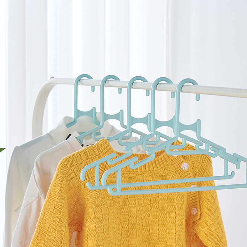 三美优家儿童塑料晾衣架防滑宝宝衣柜加粗家用婴童衣橱加厚5个装,收纳整理,塑料衣架,淘宝优惠券,粉丝福利购,淘宝优惠卷